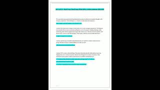 ALS ACLS Red Cross Final Exam With 100 verified solutions 2024/2025
