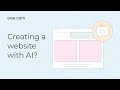 Creating a website with ai  effortless website creation with onecoms ai onboarding tool