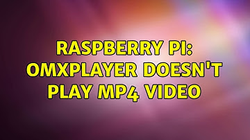 Raspberry Pi: Omxplayer doesn