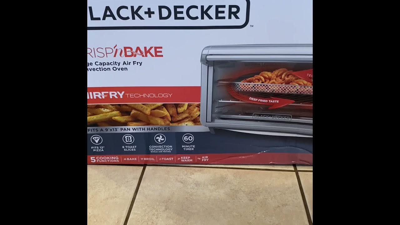 Unboxing and Review: Black + Decker Crisp N' Bake Convection Air Fry  Countertop Oven - Aaichi Savali