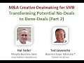 M&amp;A Risk Management and Creative Dealmaking (Part 2) Ted Leverette interviews Hal Feder