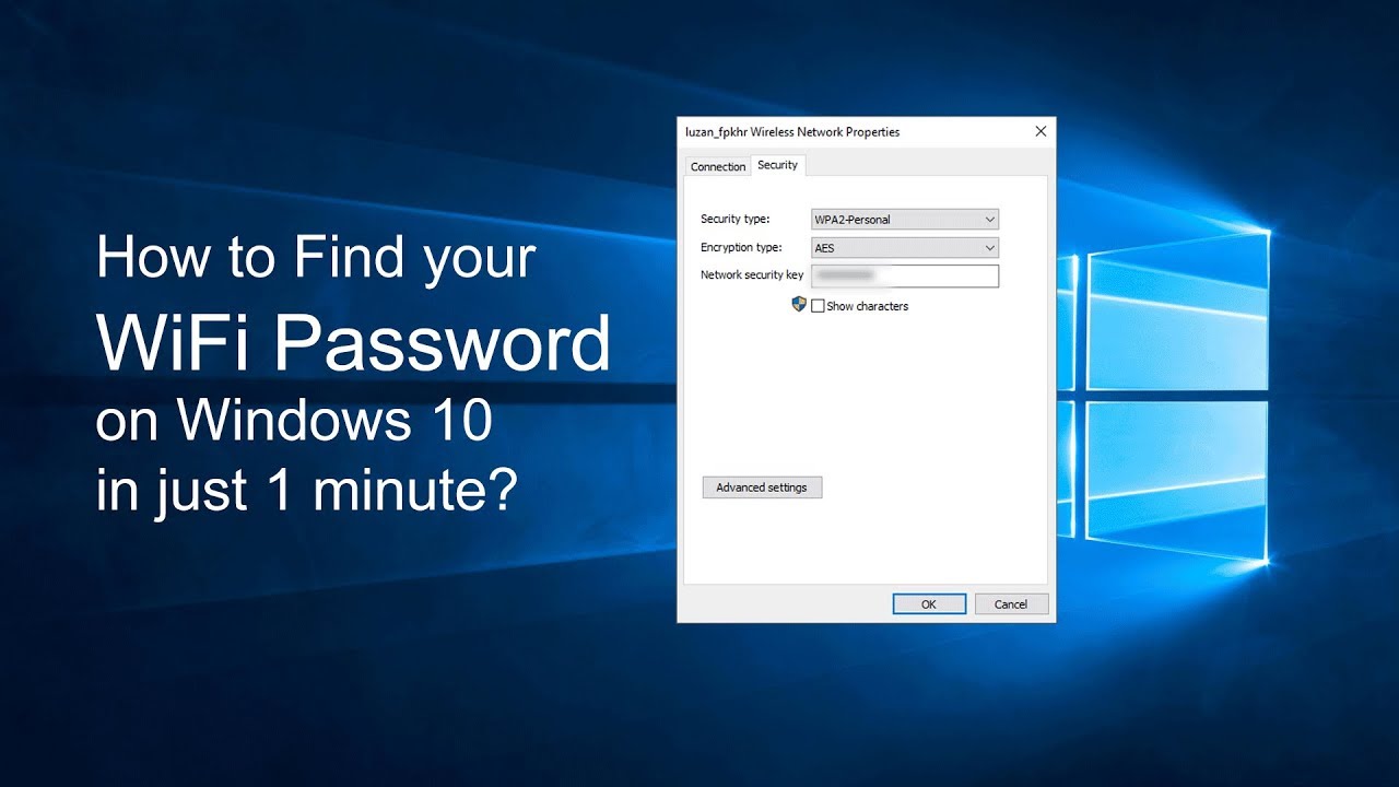 How to get wifi password win 10