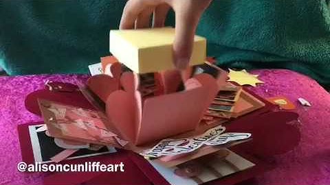 Exploding Box Card Valentine