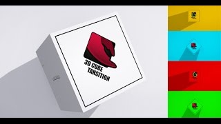 3D Cube Transition (After Effects template)