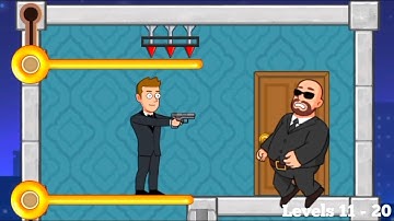 Puzzle Spy : Pull The Pin Level 11 - 20 Gameplay Android Ios