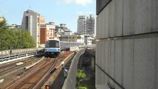 [歷史影片]台北捷運C301型改裝車003/004淡水線北投站(往北投)進站