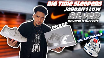 Jordan 1 Low OG Metallic Silver - Pickup, Review & On Feet