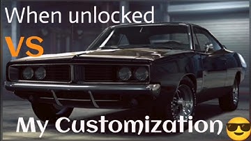 Need For Speed No Limits My Dodge Charger R/T Then VS Now