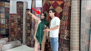 Happy moments after the death of love: buying a carpet by Ershad with Fatema's taste