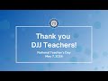 Thank You DJJ Teachers!