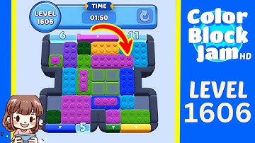 Color Block Jam Level 645 (1606) Solution Walkthrough