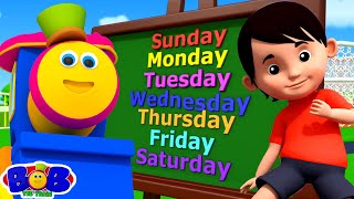 days of the week more learning videos baby rhymes by bob the train