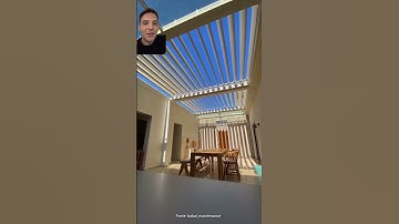 teto retrátil ou fim do pergolado #interiores #arquiteturadeinteriores #arquitetura #apartamento