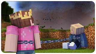 Minecraft Tornado Survival CHAINED TOGETHER...