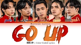 SB19 - Go Up | Tag/Eng (Color Coded Lyrics)