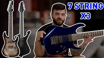 Triple Ibanez 7 String Shoot Out (First Impressions)