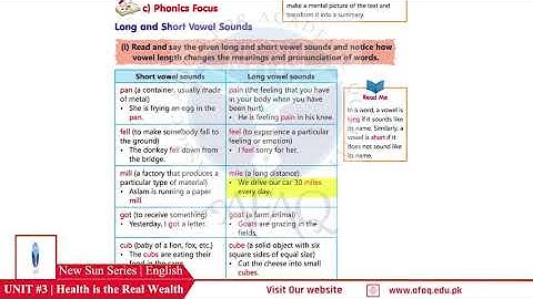 NSS Grade 06 English Chapter 03 Part 03