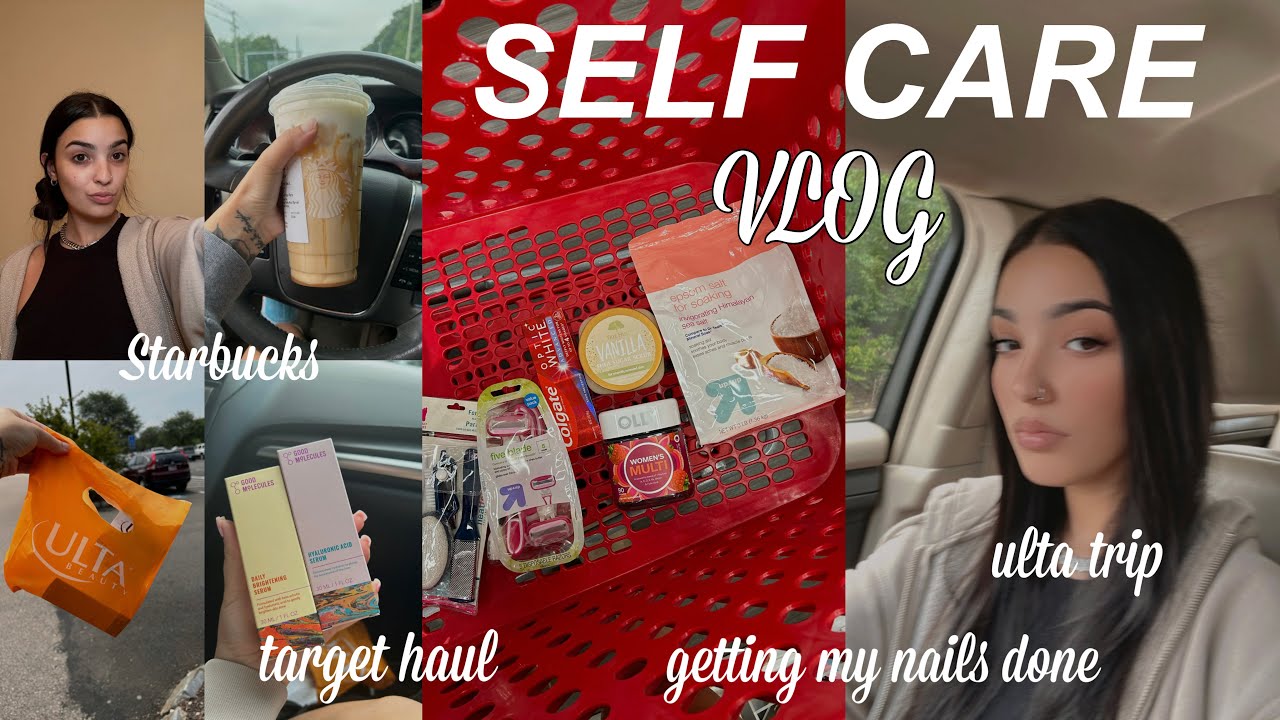 SELF CARE VLOG nail appointment, target + ulta haul, hygiene shopping + more YouTube