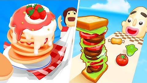 Sandwich Runner - Gameplay Walkthrough - All Levels (IOS, Android) NomiGamers