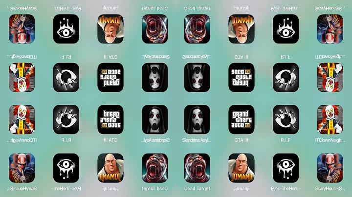 Slendrina Asylum, R.l.P, It Clown Neighbor, Jumanji, Eyes The Horror Game, Scary House Survival Game