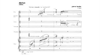 Pierre Boulez - Dérive 1 (score) [HD]