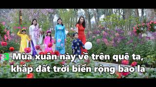 KARAOKE MÙA XUÂN TRÊN THÀNH PHỐ HỒ CHÍ MINH - ROCK - TONE NỮ