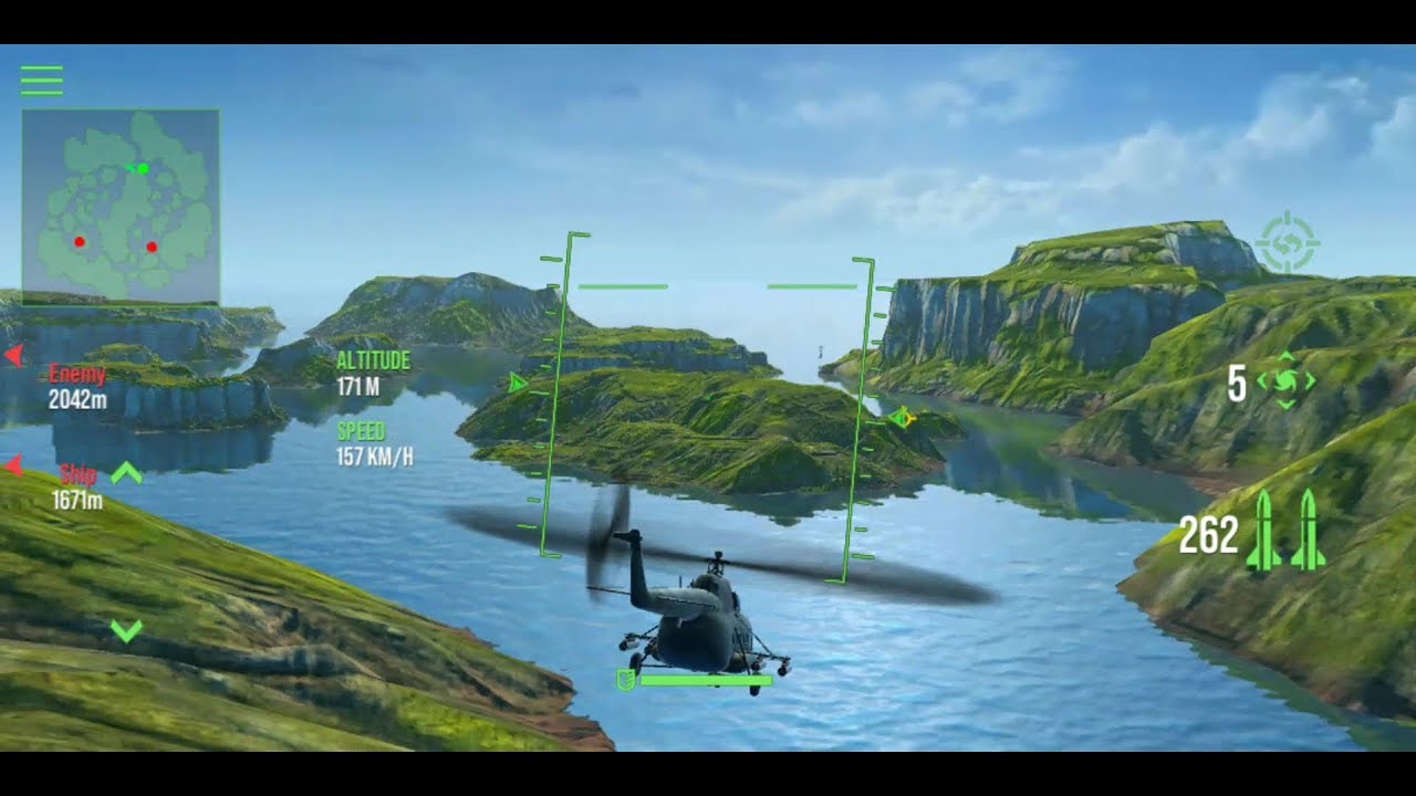 Modern War Choppers (by GDCompany) - warplane combat game for Android - gameplay.