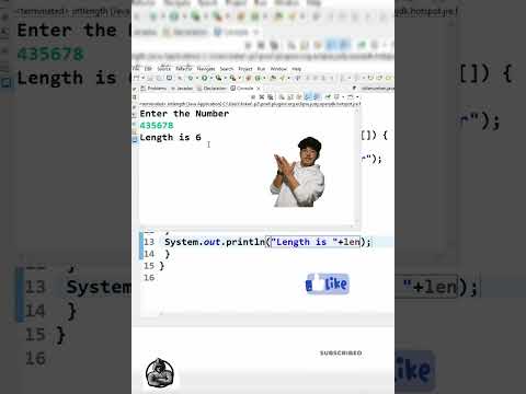 Int length 😳 program in java 😮 #coding #beginners #interview #tutorial #shorts