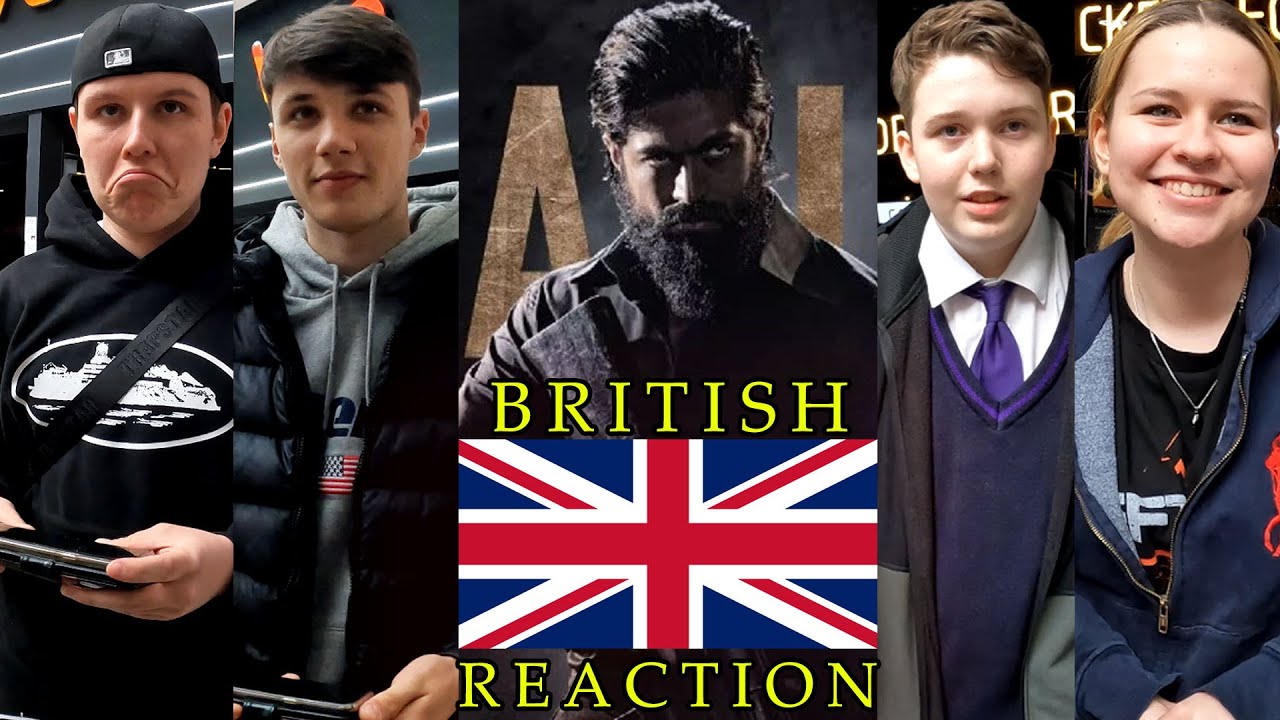 What British Think Of KGF CHAPTER 2 Trailer (Reaction) | 🇬🇧 London Response to #KGF2