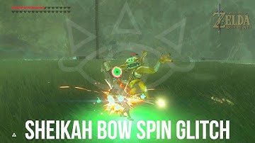 The Legend of Zelda Breath of the Wild - Sheikah Bow Spin glitch