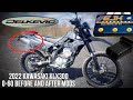 '22 Kawasaki KLX300 0-60 MPH Before & After EJK, Exhaust, KDX Snorkel