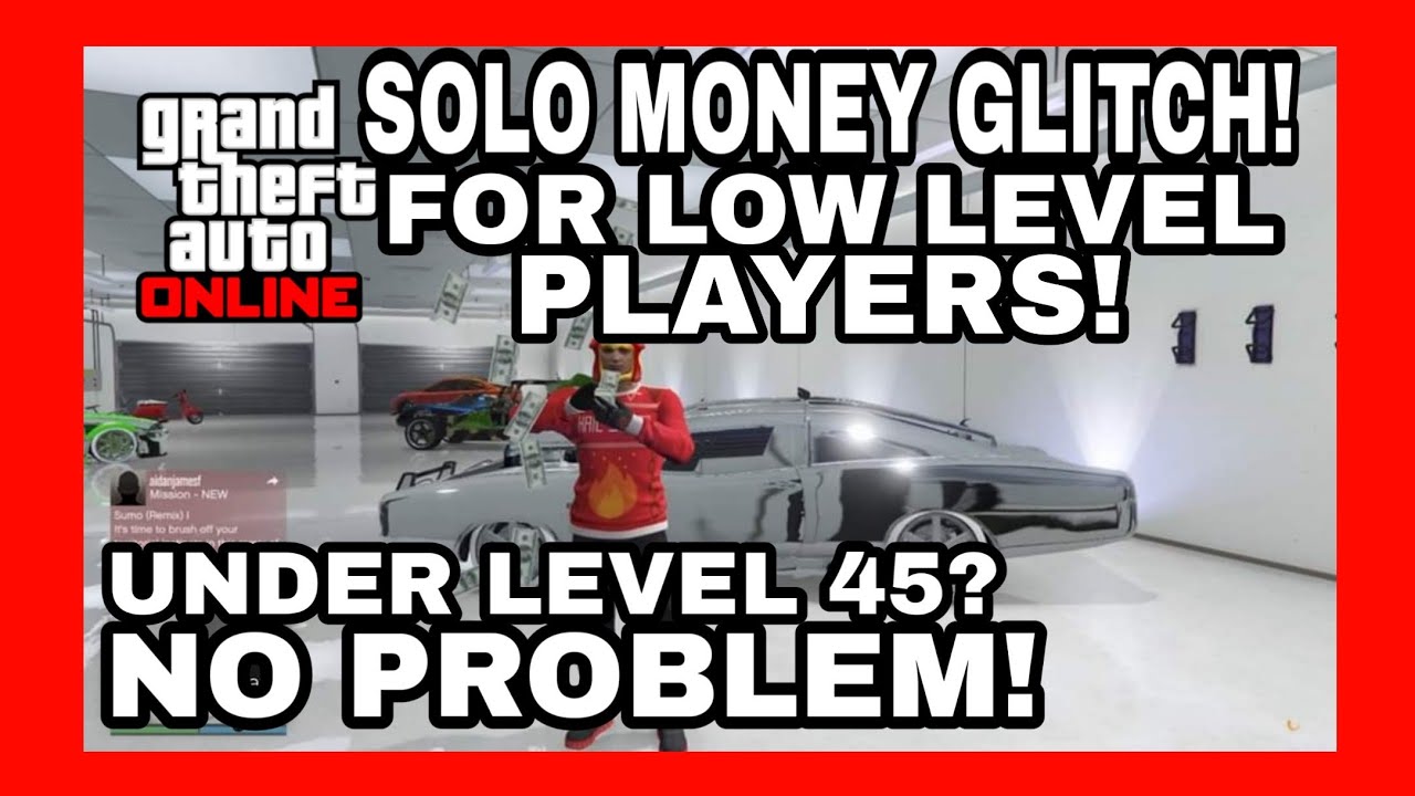 *NEW LOW LEVEL* GTA 5 ONLINE SOLO MONEY GLITCH NO EXPENSIVE
