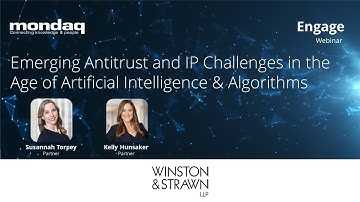 Webinar: Emerging Antitrust And IP Challenges In The Age Of Artificial Intelligence & Algorithms