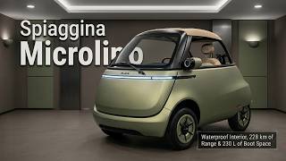 New Microlino Spiaggina 2026 | This Microcar Looks Retro But Is Waterproof and Long Range Capable!