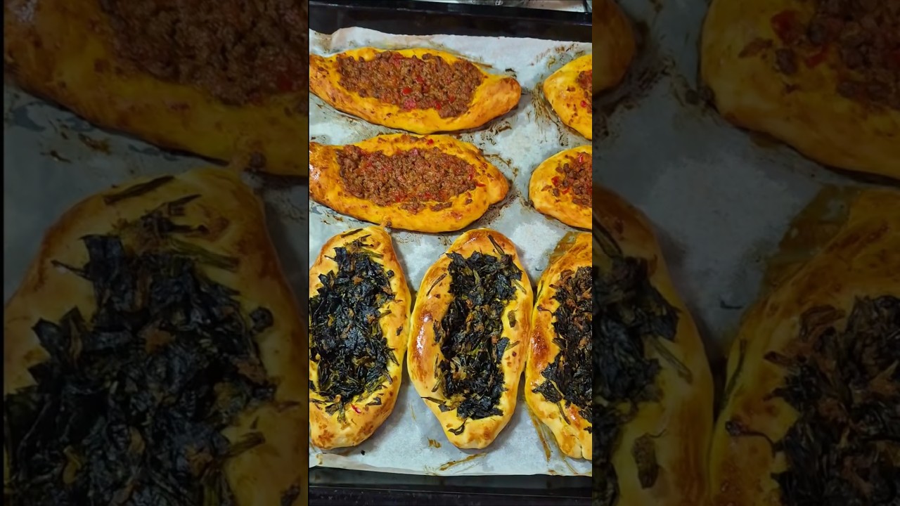 Kıymalı ve Ispanaklı Pide Tarifi🩷❤️#kesfet #viral #yemektarifleri #nefisyemektarifleri #foodreels