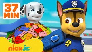 Paw Patrol's Silliest Rescues! W/ Chase & Marshall 😂 37 Minute Compilation | Nick Jr.