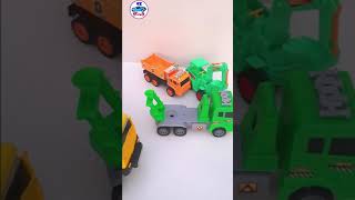 Toys for assembling cars, trucks, concrete mixer trucks p11 #shorts