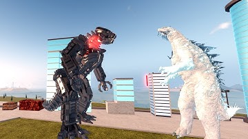 Frostbite Godzilla Vs Mechagodzilla 2021 - Roblox Kaiju Universe