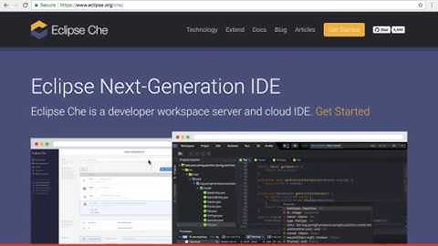Getting started with Eclipse Che and Codenvy