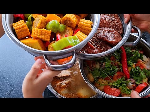 Приготовьте Таким Образом, Мясо на Пару с Овощами! Бесподбный и Сытный рецепт 4 в Одном