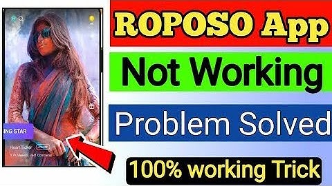 Roposo App Login Problem Solved 100% | Roposo App Par Account Kaise Banaye | Otp Problem Solve......