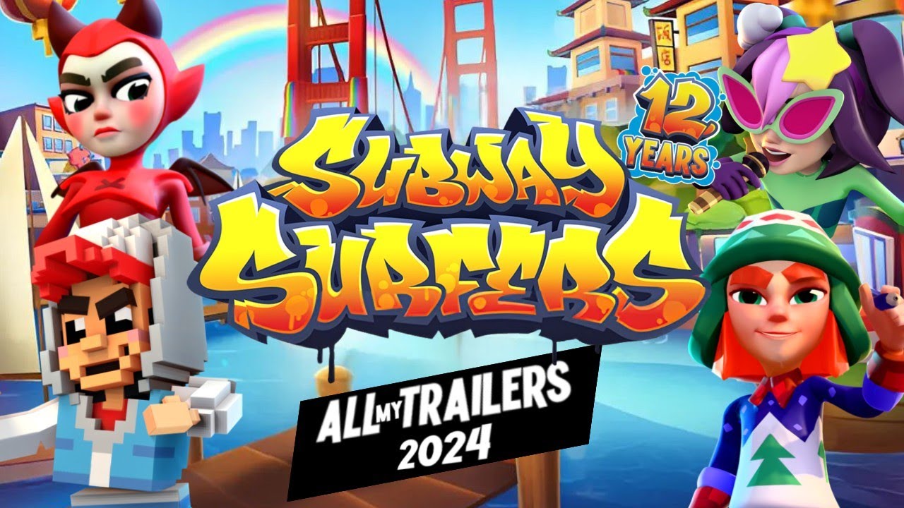 🎉Subway Surfers: Все мои трейлеры 2024 года! | Январь - Декабрь