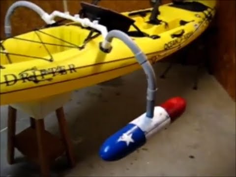 My DIY version of a kayak pontoon for stand up fishing ...