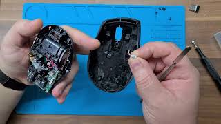 logitech m705 doubleclick / doppelklick repair