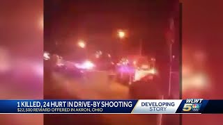 Reward offered for information after 1 killed, 24 hurt in Ohio shooting