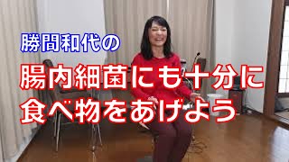 腸内細菌にも十分に食べ物をあげよう