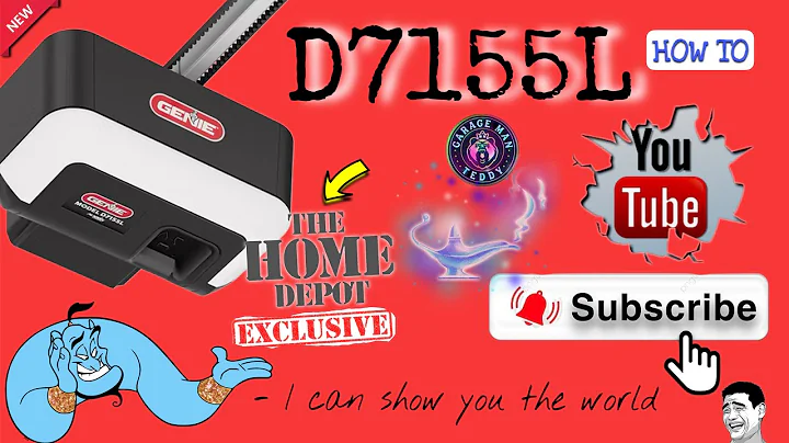 DIY Genie D7155L Garage Door Opener Install | Home Depot Exclusive Belt Drive Ultra Quiet