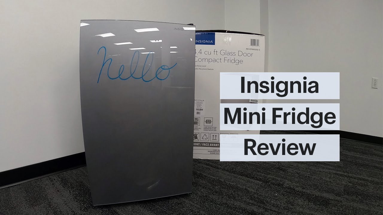 Insignia Mini Fridge with Glass Door Review 