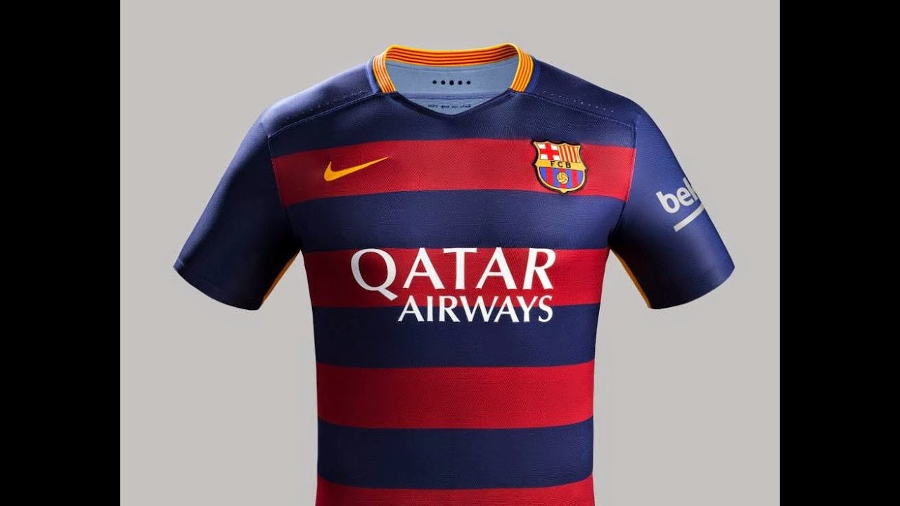 Nike FC Barcelona 2015/16 Home Jersey - YouTube