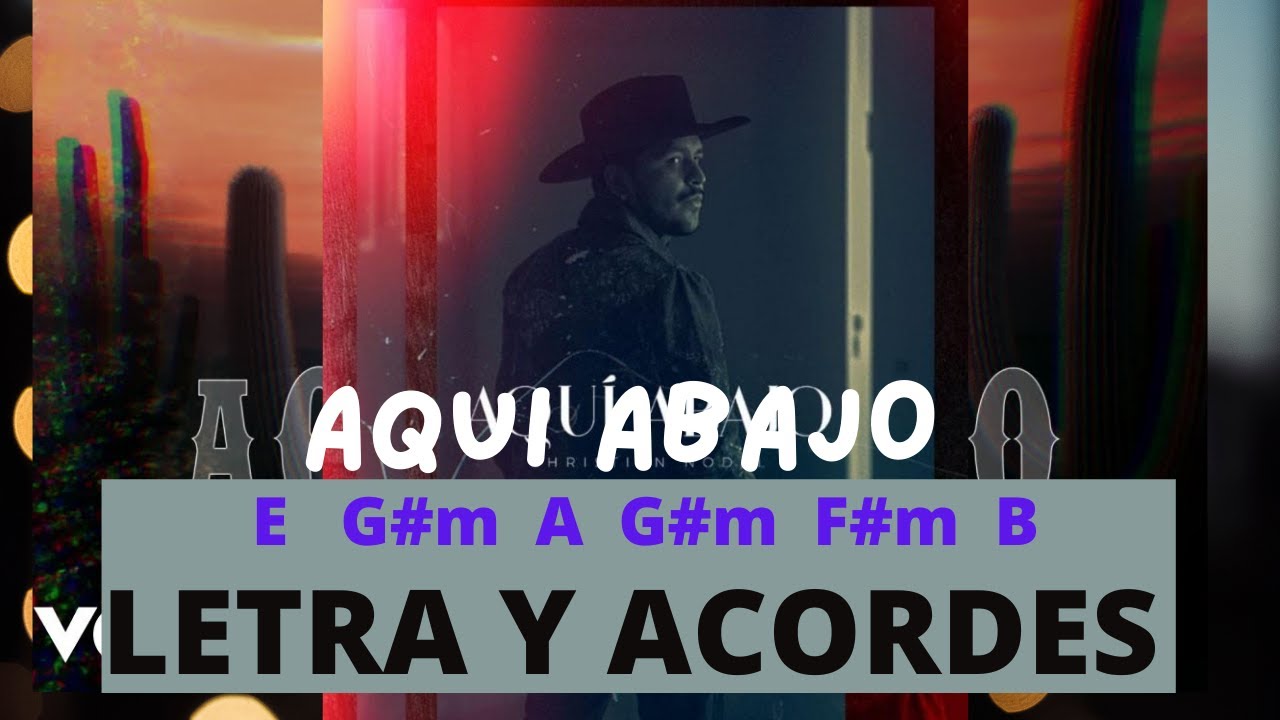 👌AQUI ABAJO LETRA Y ACORDES Christian Noda💔 - YouTube